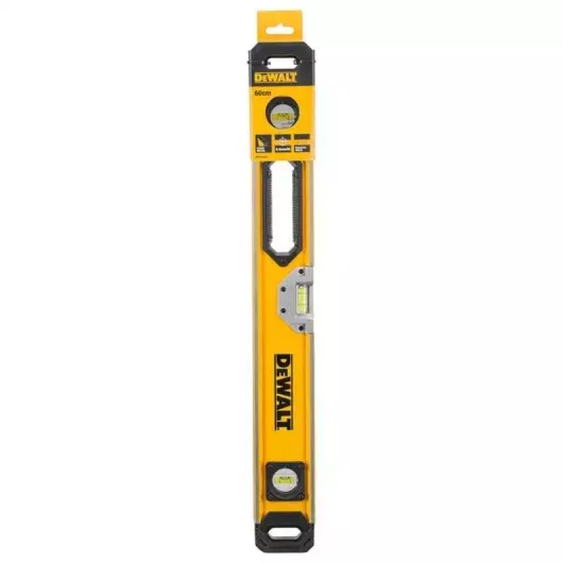 Nivel DeWALT DWHT0-43224 0,6 m negro amarillo precisión 0,5 mm/m
