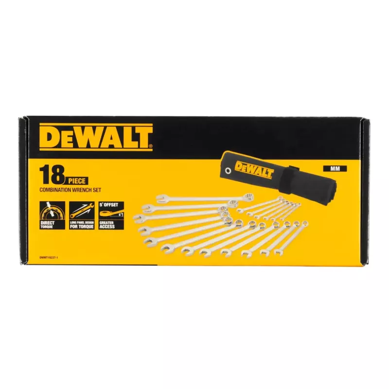 Juego de llaves combinadas DeWALT DWMT19237-1 18 uds.