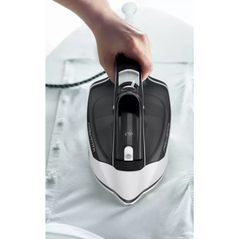 Plancha Rowenta DX1530 Dry & Steam suela de acero inoxidable 2200 W negra