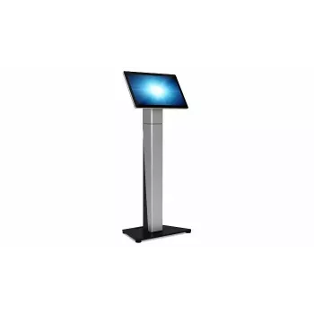 Soporte de suelo de autoservicio de elo touch solutions E514881 – diseño esbelto para pantallas interactivas y táctiles