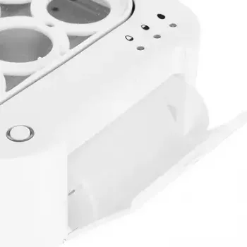 Huevos cocidos Emerio EB-115560.12 — capacidad 6 huevos, carcasa blanca, luz indicadora, peso 1,01 kg