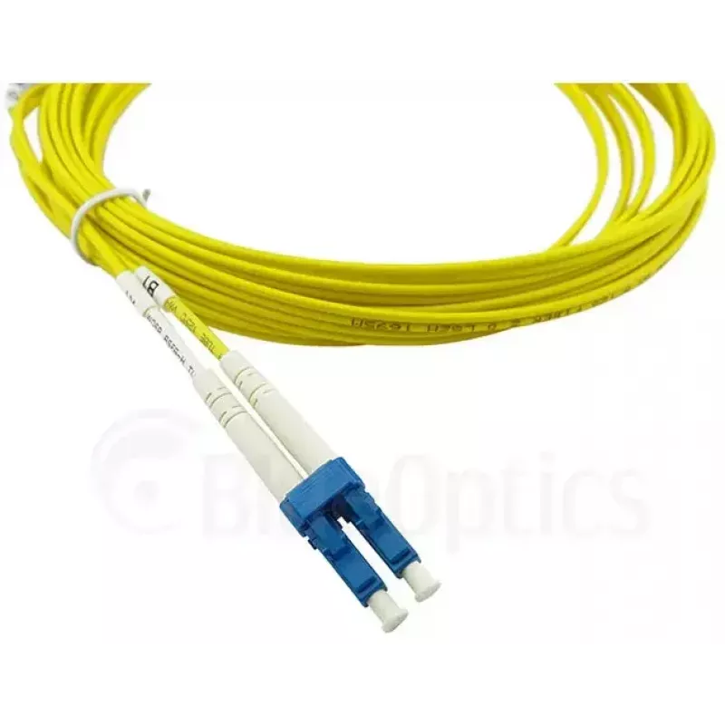 Cable de fibra óptica BlueOptics EFE080-0010M-R-BO LC G.657.A1 10 m amarillo