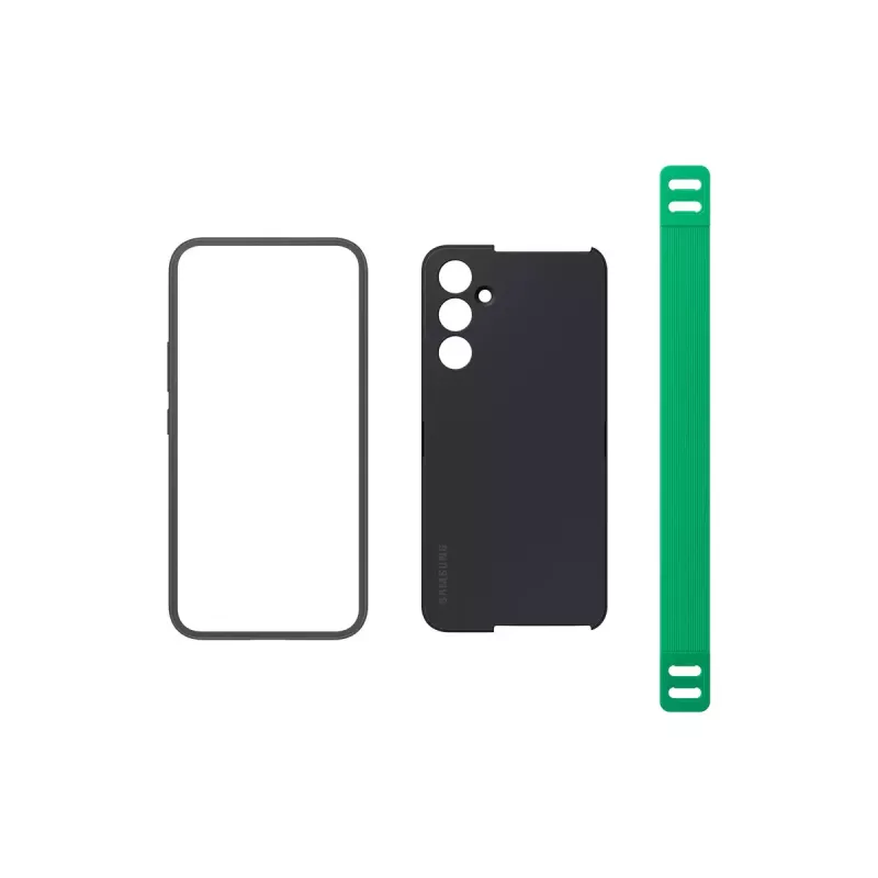 Funda Samsung Galaxy A54 16,3 cm negra verde monocromático