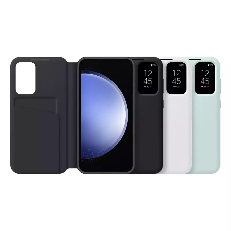 Samsung EF-ZS711CWEGWW Smart View Wallet Case para Galaxy S23 FE, blanco