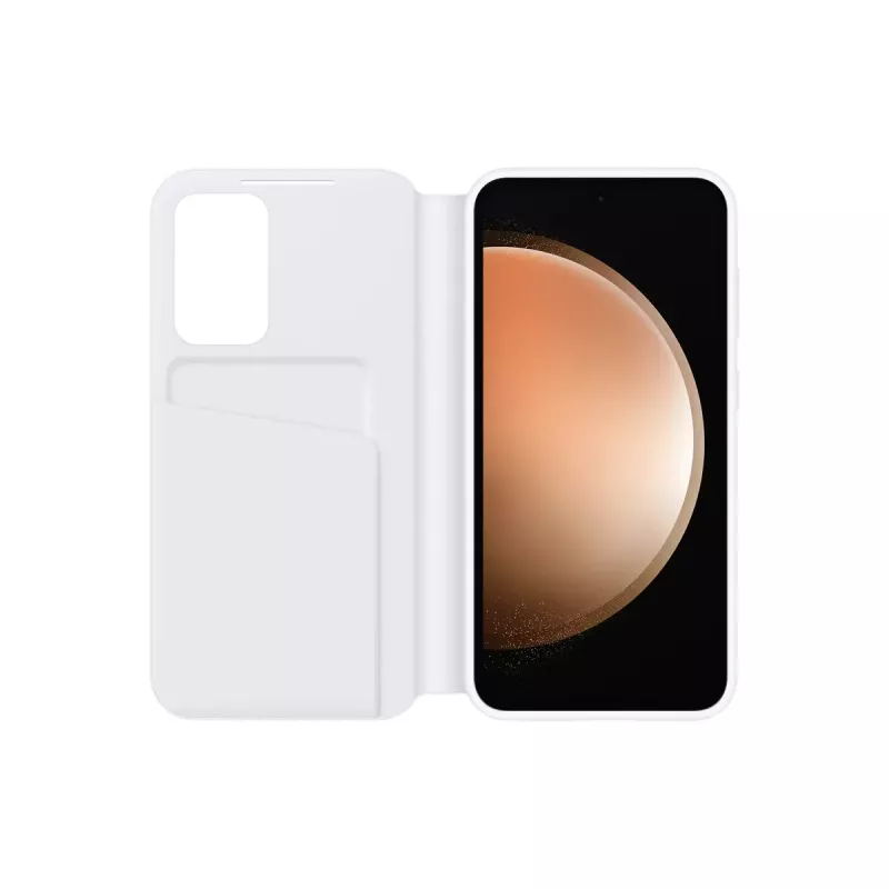 Samsung EF-ZS711CWEGWW Smart View Wallet Case para Galaxy S23 FE, blanco