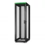 APC Easy Rack, 42U, negro, con techo, ruedas, patas, 4 escuadras de montaje y placa base, sin paneles laterales, 1991H x 600B x 1000T mm