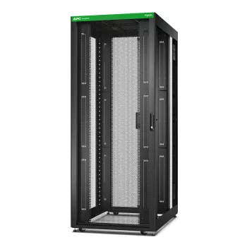 APC Easy Rack, 42U, negro, con techo, ruedas, patas, 4 soportes y base, sin paneles laterales, 1991H x 800B x 1200T mm
