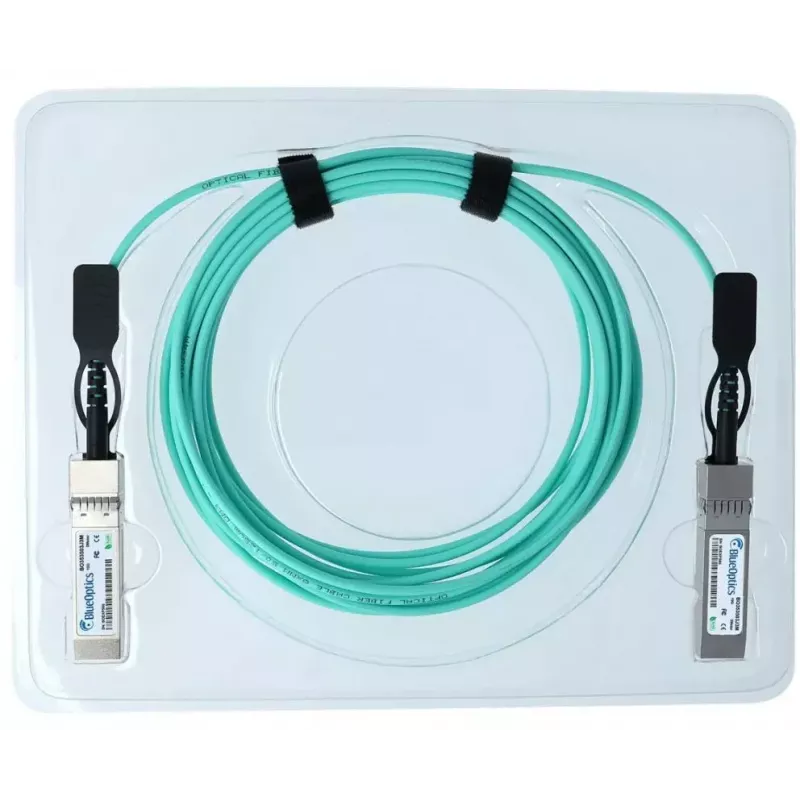 Cable de fibra óptica/InfiniBand BlueOptics ET5402-AOC-1M-BO SFP+ aqua 1m conector/conector