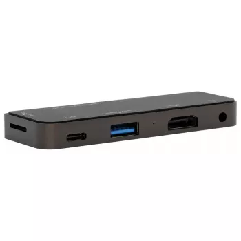 Dock para portátil EXSYS EX-1222HM USB 3.2 Gen 1 Type-C antracita