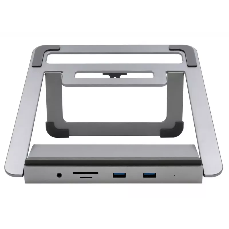 Soporte para portátil EXSYS EX-1223HM plata USB 3.2 Gen 1 100W