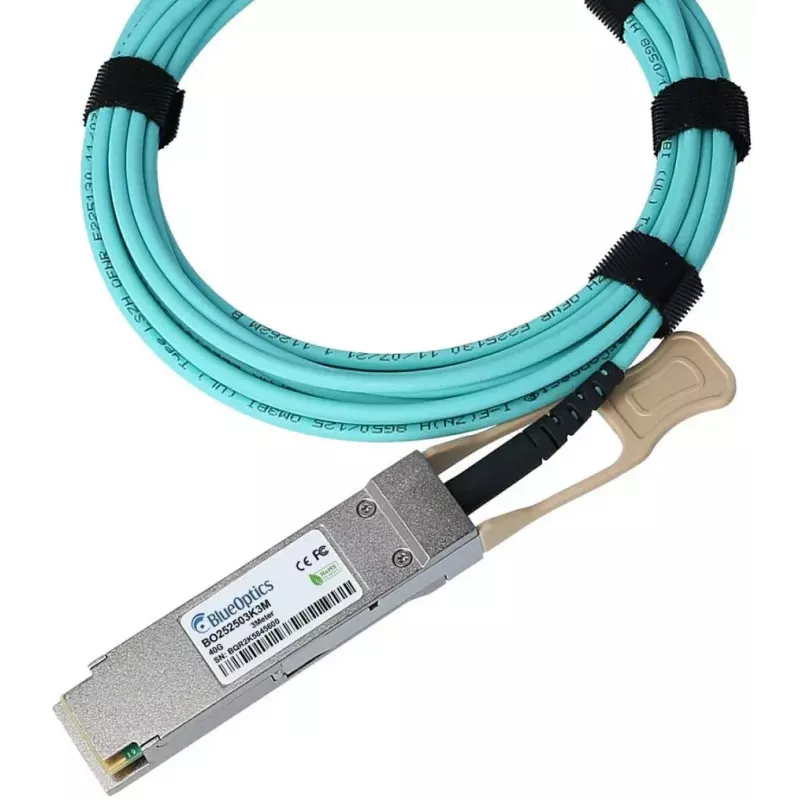 Cable de fibra óptica InfiniBand BlueOptics EX-QSFP-8LC-AOC7M-BO 7 m