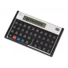 Calculadora de sobremesa HP 12c financiera aluminio, negra