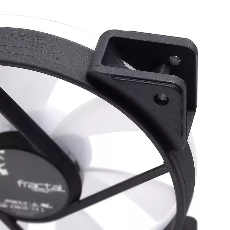 Ventilador Fractal Design Prisma AL-12 12 cm negro blanco