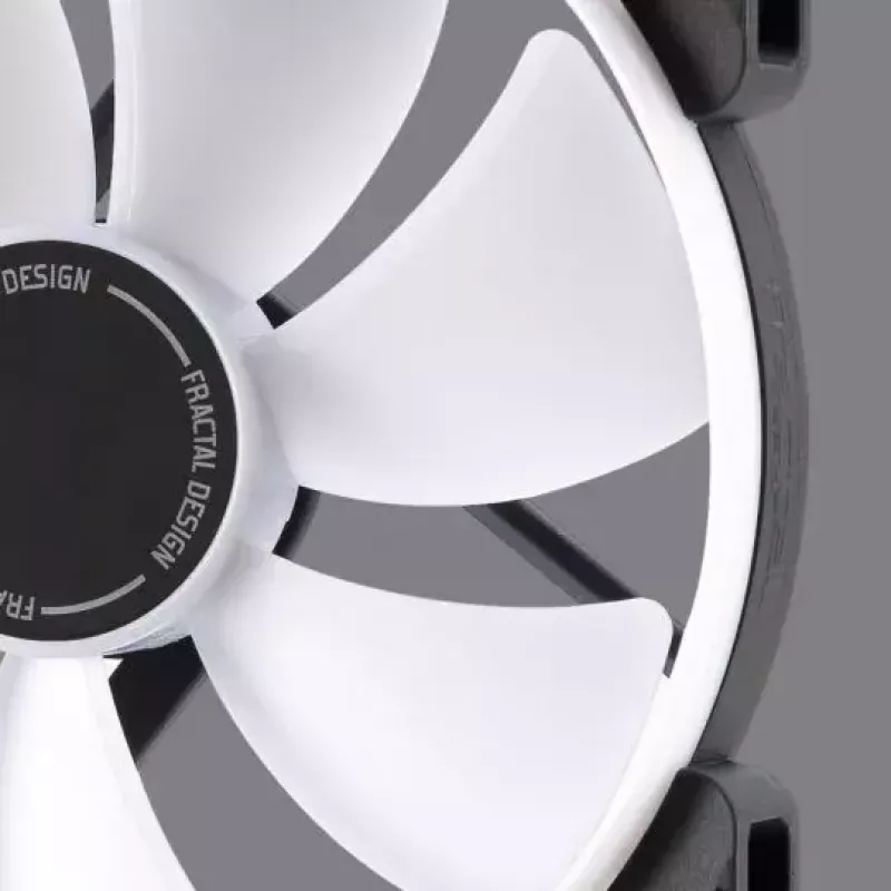 Ventilador Fractal Design Prisma AL-12 12 cm negro blanco
