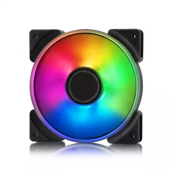 Ventilador Fractal Design Prisma AL-12 12 cm negro blanco