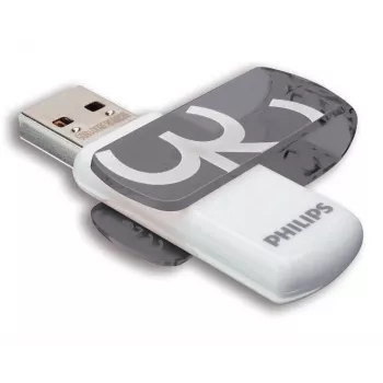 Memoria USB Philips FM32FD05B/00, 32 GB, USB Type-A, 2.0, 18 MB/s, tapa, naranja, blanco
