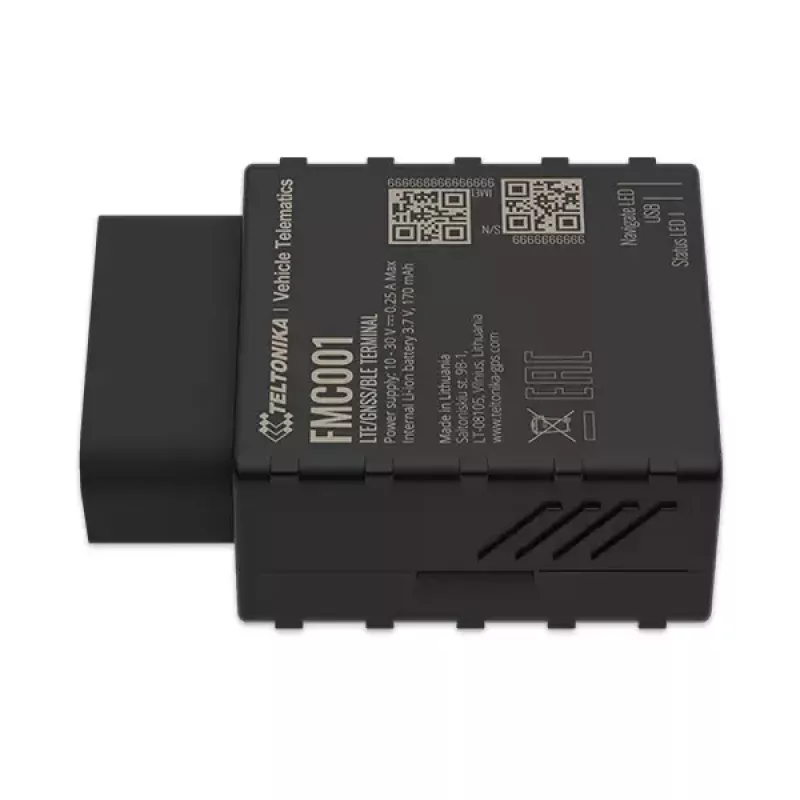 Rastreador GPS Teltonika FMC001 coche negro 53g