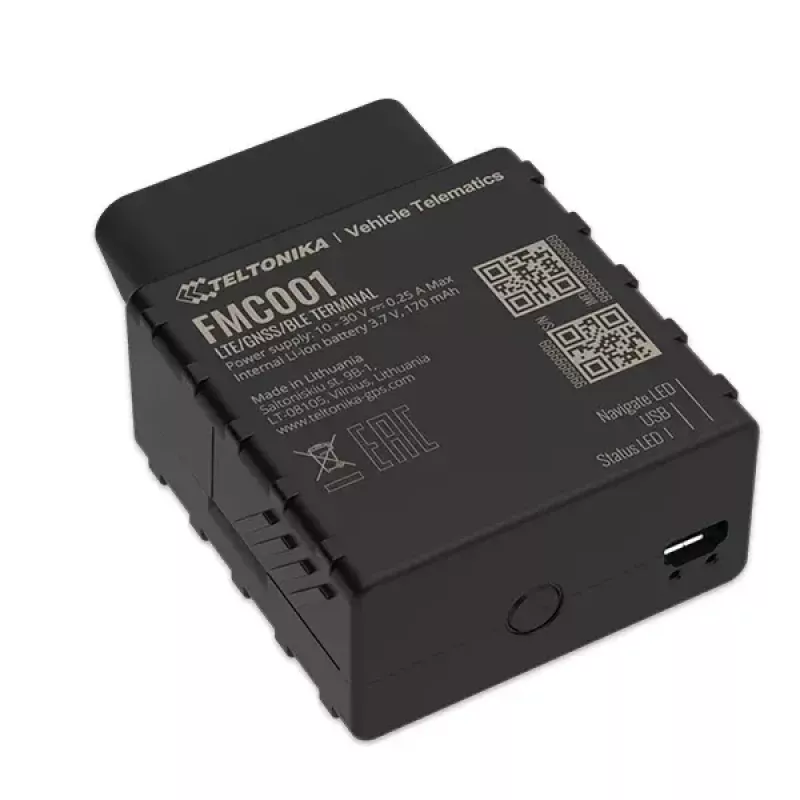 Rastreador GPS Teltonika FMC001 coche negro 53g