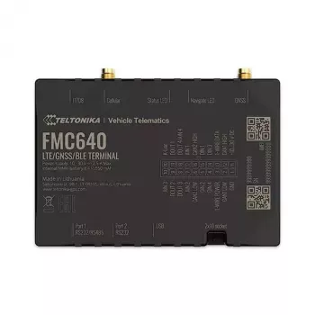 Rastreador GPS Teltonika FMC640 coche negro