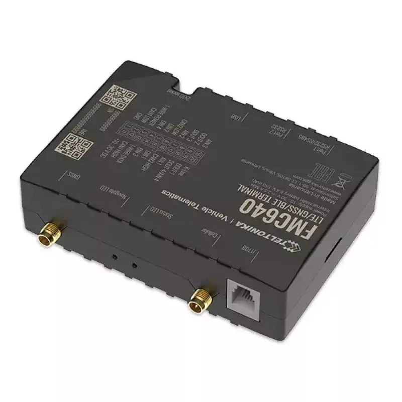 Rastreador GPS Teltonika FMC640 coche negro