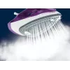 Plancha Tefal FV2836 Dry & Steam suela cerámica 2400 W morado, blanco