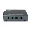 LevelOne Convertidor de medios RJ45 a SC Gigabit, PoE PSE, fibra monomodo, 20km