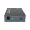 LevelOne Convertidor de medios RJ45 a SC Gigabit, PoE PSE, fibra monomodo, 20km