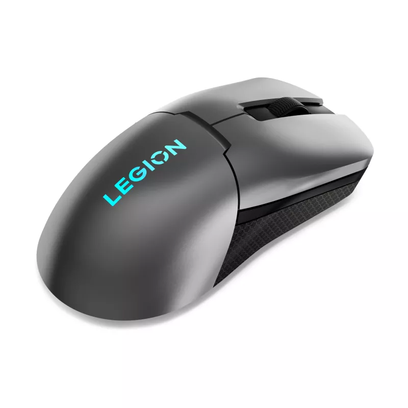 Lenovo Legion M600s ratón gaming inalámbrico, 2,4 GHz + Bluetooth 5.0, USB-C, óptico, 6 botones, gris/negro