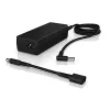 HP 90W Smart AC Adapter Interior Negro Fuente de alimentación para portátil 100-240V