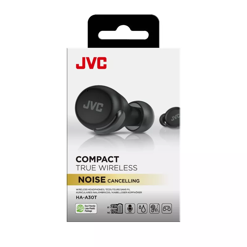 Auriculares JVC Active Noise Cancelling TWS Negro