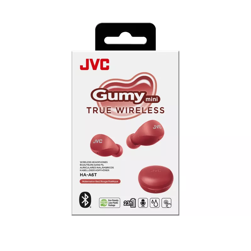Auriculares JVC Gumy Mini TWS Rojo