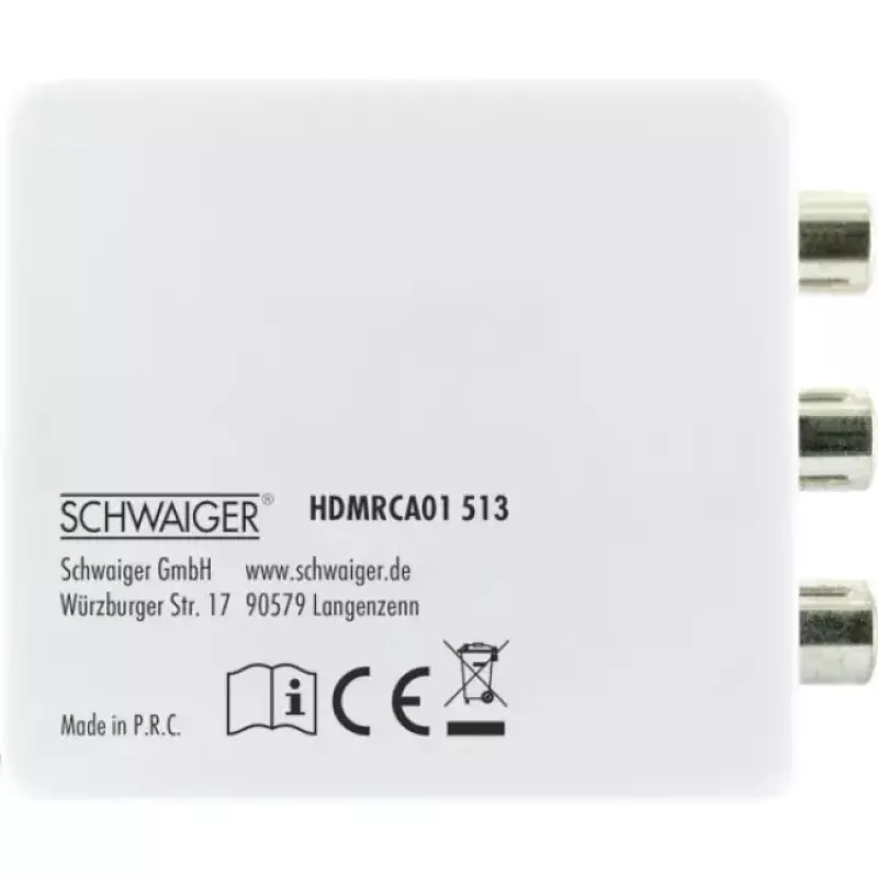 Convertidor de vídeo escalador Schwaiger HDMRCA01 513