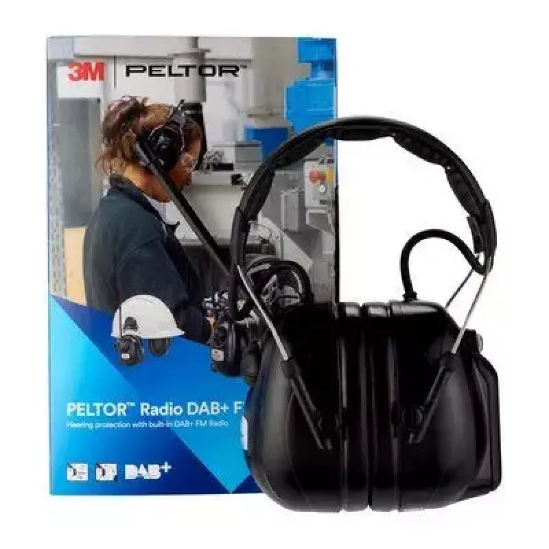 3M HRXD7A-01 auriculares/headset inalámbricos con diadema para oficina/call center negros