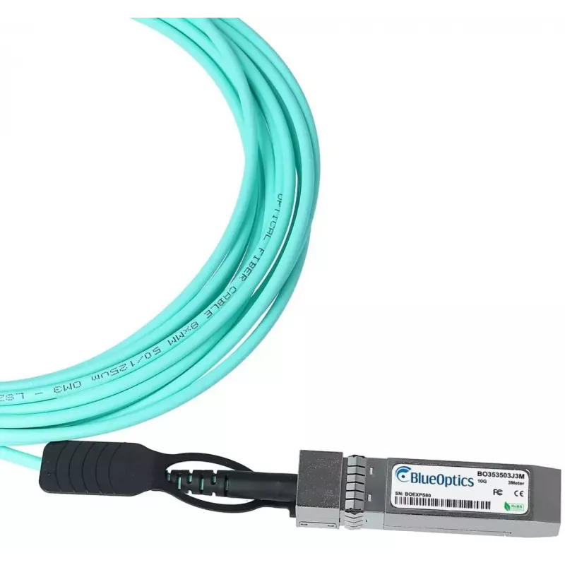 BlueOptics H-SFP+AOC20M-BO cable de fibra óptica InfiniBand 20 m aqua