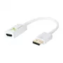 Techly IADAP DP-HDMIFP adaptador de cable de vídeo 0,2 m DisplayPort HDMI blanco