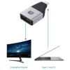 Techly IADAP USBC-DP4K adaptador gráfico USB 3840 x 2160 píxeles negro, plata