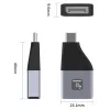 Techly IADAP USBC-DP4K adaptador gráfico USB 3840 x 2160 píxeles negro, plata