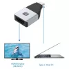 Techly IADAP USBC-HDMI4K adaptador gráfico USB 4096 x 2160 píxeles negro, plata