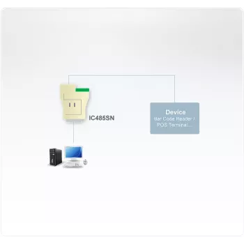 Convertidor de señal ATEN IC485SN blanco