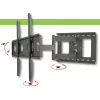 Soporte de pared para TV Techly ICA-PLB 148L 165,1 cm (65 pulgadas) negro
