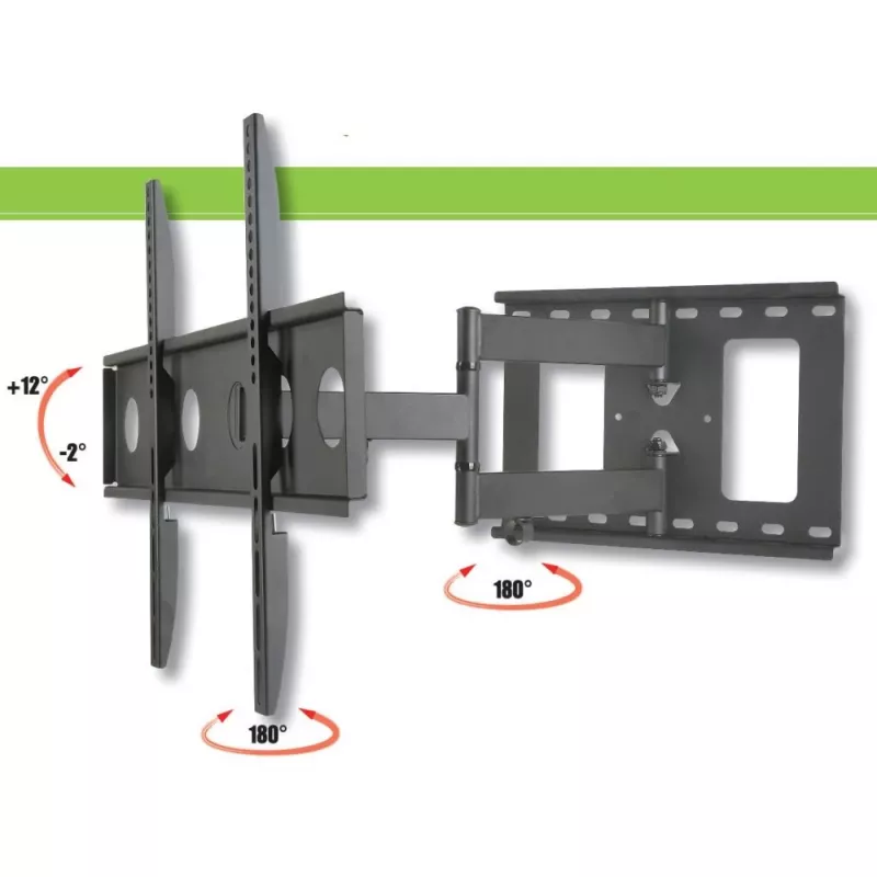 Soporte de pared para TV Techly ICA-PLB 148L 165,1 cm (65 pulgadas) negro