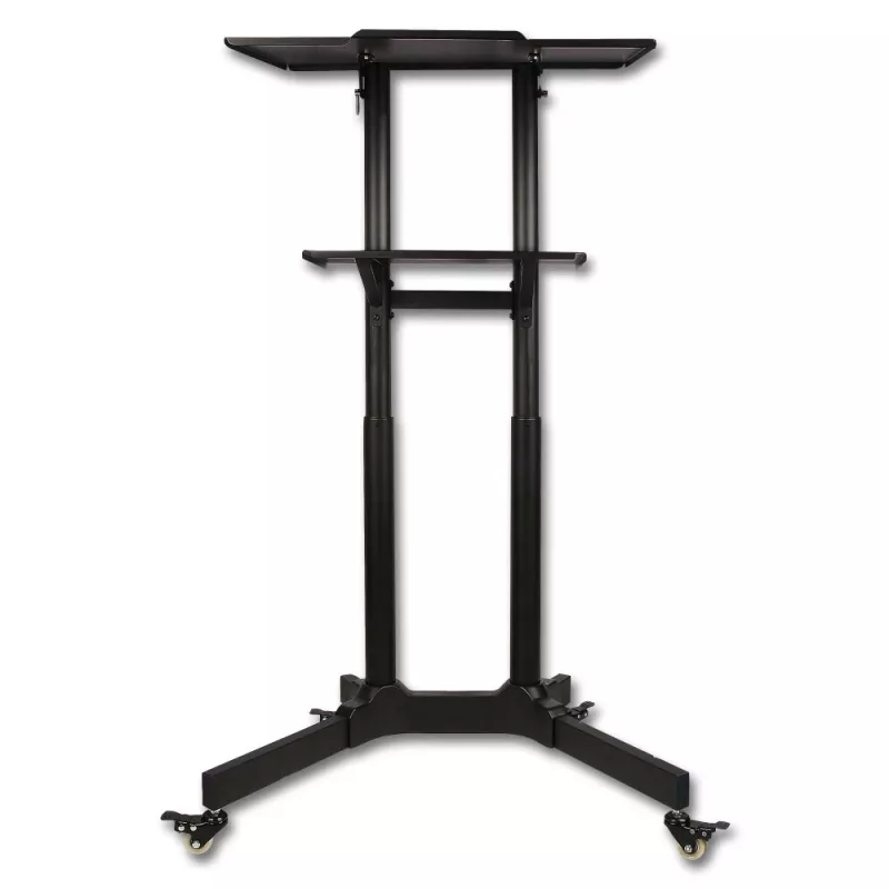 Techly ICA-TB TPM-1BK Carrito universal para portátil/proyector, 103-125 cm, negro