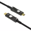 Techly ICOC-U3C-HY-010 Cable USB 10 m USB C Negro