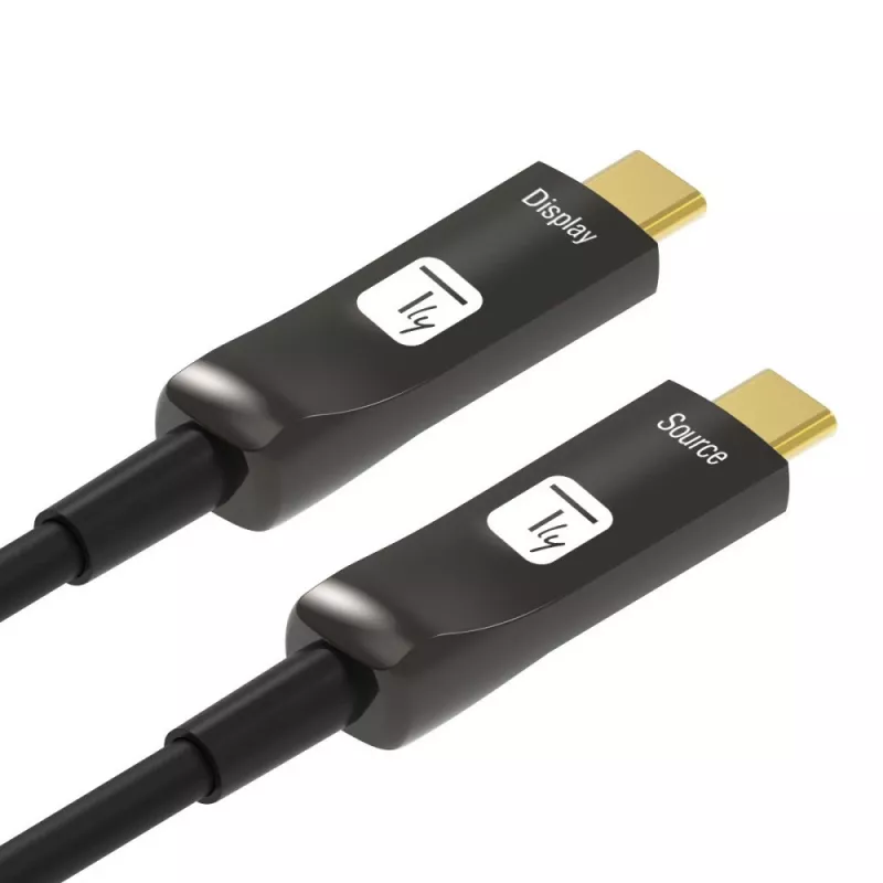 Techly ICOC-U3C-HY-010 Cable USB 10 m USB C Negro