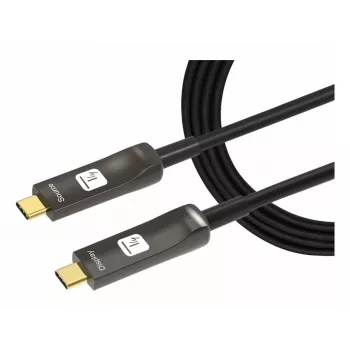 Techly ICOC-U3C-HY-020 Cable USB 20 m USB C Negro