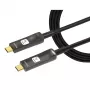 Techly ICOC-U3C-HY-030 Cable USB 30 m USB C Negro