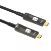 Techly ICOC-U3C-HY-030 Cable USB 30 m USB C Negro