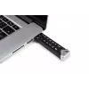 Memoria USB cifrada iStorage datAshur PRO2 IS-FL-DP2-256-4, 4 GB, USB 3.2 Gen 1 Type-A, cifrado por hardware AES-XTS de 256 bits, lectura 130,3 MB/s, escritura 116,5 MB/s, negra