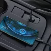 Cargador de coche Techly Mini USB-A y USB-C Quick Charge 3.0 38W en metal negro