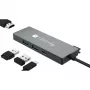 Hub USB-C 4 en 1 Techly IUSB32C-HUB4HPD, base de conexión USB 3.2 Type-C, 2x USB-A, 1x USB-C, HDMI